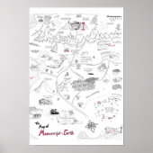Kaart van Manuscript Earth Poster (Voorkant)