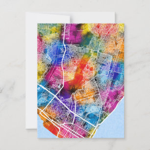 Kaart van Maputo Mozambique