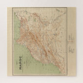 kaart van Marokko (1912) Legpuzzel (Verticaal)