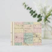 Kaart van Marquette County & Westfield (Staand voorkant)