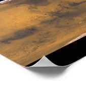 Kaart van Mars Poster (Hoek)