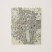  kaart van Marseille Frankrijk (1840) Legpuzzel (Verticaal)