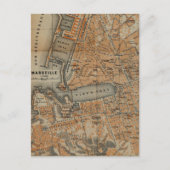 kaart van Marseille Frankrijk (1914) (Voorkant)
