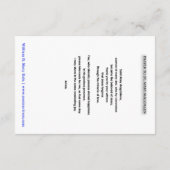 Kaart van Mary Magdalen Prayer (Achterkant)