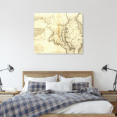 kaart van Maryland (1796) Canvas Afdruk (Insitu (Slaapkamer))