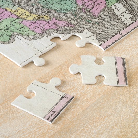  kaart van Maryland (1827) Legpuzzel (Zijkant)