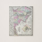  kaart van Maryland (1855) Legpuzzel (Verticaal)