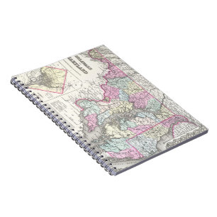  kaart van Maryland (1855) Notitieboek