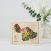 Kaart van Maui, Hawaiian Island (1885) (Staand voorkant)