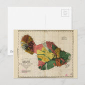 Kaart van Maui, Hawaiian Island (1885) (Voorkant / Achterkant)