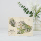 kaart van Maui Island (1906) (Staand voorkant)