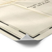  kaart van Maui Island (1906) Poster (Hoek)