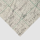 Kaart van McDonough County, Rushville Tissuepapier (Detail)