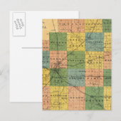 Kaart van McLean County, Illinois 1886 (Voorkant / Achterkant)