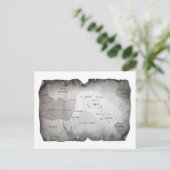 KAART VAN MESOPOTAMIË BRIEFKAART (Staand voorkant)