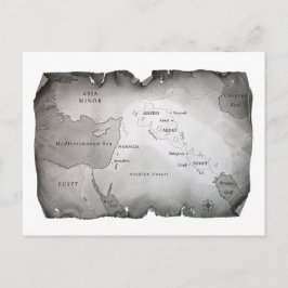 KAART VAN MESOPOTAMIË BRIEFKAART