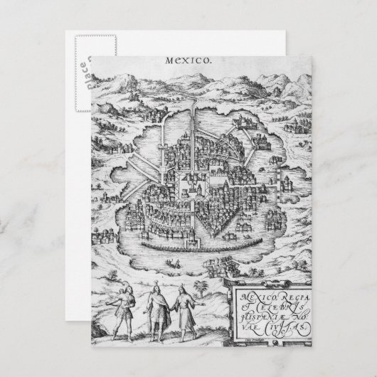 Kaart van Mexico (Voorkant / Achterkant)