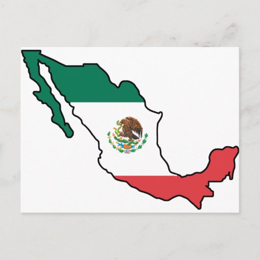 kaart van Mexico (Voorkant)