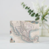  kaart van Mexico (1851) (Staand voorkant)