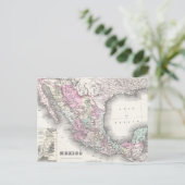  kaart van Mexico (1855) (Staand voorkant)