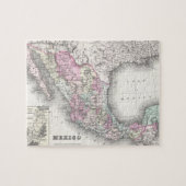  kaart van Mexico (1855) Legpuzzel (Horizontaal)