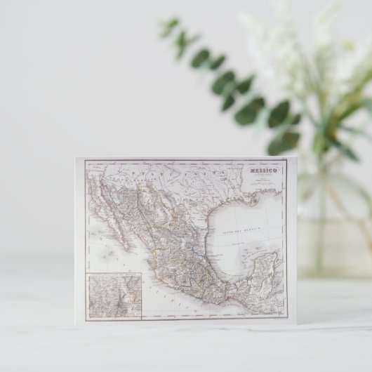 Kaart van Mexico 2 (Staand voorkant)