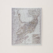 Kaart van Mexico 2 Legpuzzel (Verticaal)