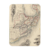 Kaart van Mexico, Californië en Texas Magneet (Verticaal)