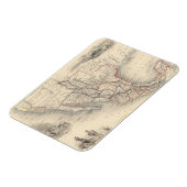 Kaart van Mexico, Californië en Texas Magneet (Linkerzijde)