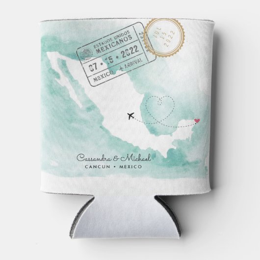 Kaart van Mexico | Cancun | Koeler (Voorkant)