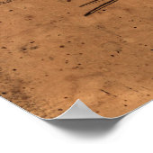  kaart van Mexico City Mexico (1800) Poster (Hoek)