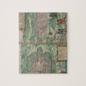 Kaart van Mexico en Cuzco, uit 'Civitates Orbis Te Legpuzzel (Verticaal)