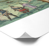 Kaart van Mexico en Cuzco, uit 'Civitates Orbis Te Poster (Hoek)