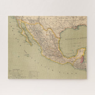 Kaart van Mexico Legpuzzel