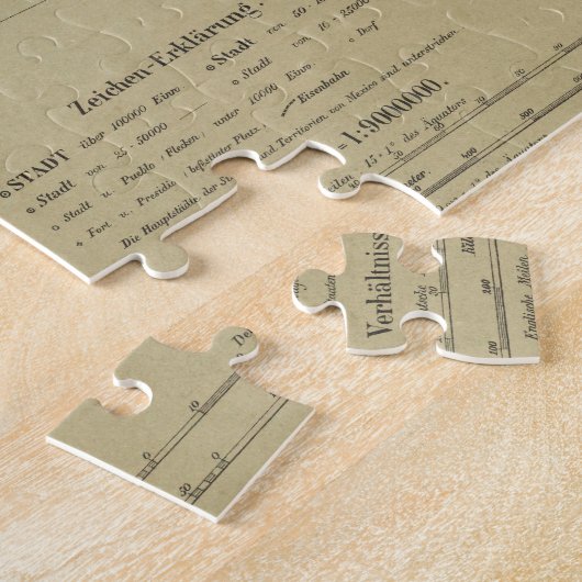 Kaart van Mexico Legpuzzel (Zijkant)