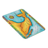 Kaart van Mexico Magneet (Rechterzijde)