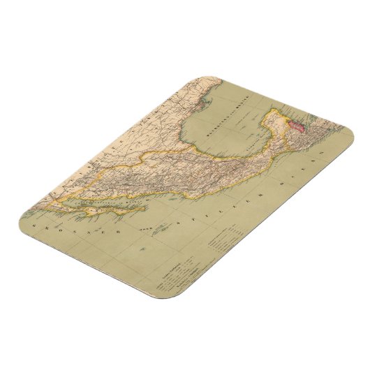 Kaart van Mexico Magneet (Linkerzijde)