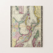 Kaart van Mexico, Midden-Amerika Legpuzzel (Verticaal)