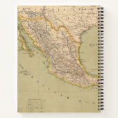 Kaart van Mexico Notitieboek (Achterkant)