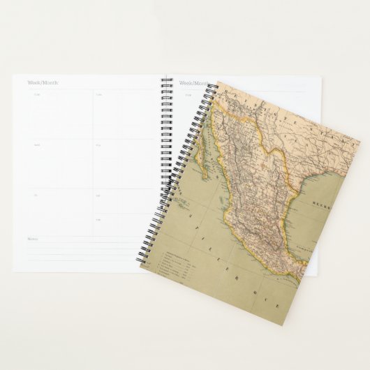 Kaart van Mexico Planner (Display)