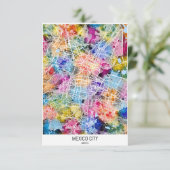 Kaart van Mexico-Stad (Staand voorkant)