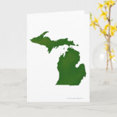 Kaart van Michigan (Gele Bloem)