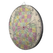 kaart van Michigan (1853) Dartbord (Voorkant Rechts)