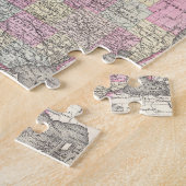  kaart van Michigan (1855) Legpuzzel (Zijkant)