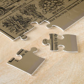  kaart van Michigan (1912) - Tan Legpuzzel (Zijkant)