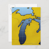 Kaart van Michigan 2 (Voorkant / Achterkant)