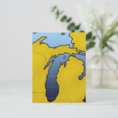 Kaart van Michigan 2 (Staand voorkant)