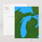Kaart van Michigan 3 (Voorkant / Achterkant)