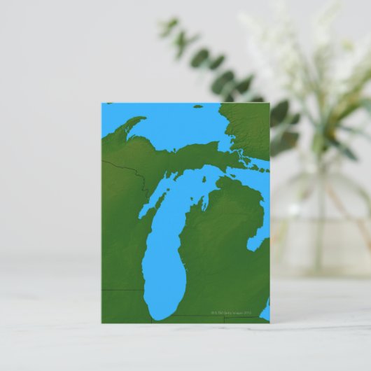 Kaart van Michigan 3 (Staand voorkant)