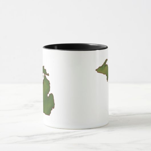 Kaart van Michigan 4 Mok (Midden)